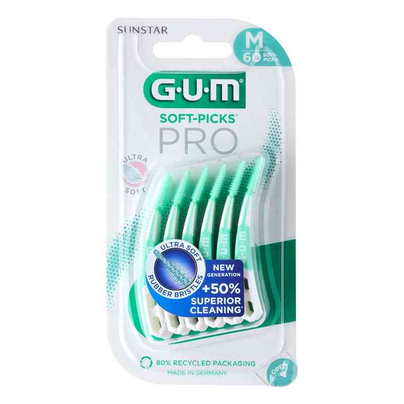 GUM SOFT-PICKS PRO Interdentalbürsten Medium 60 stk von Sunstar Deutschland GmbH PZN 18468353