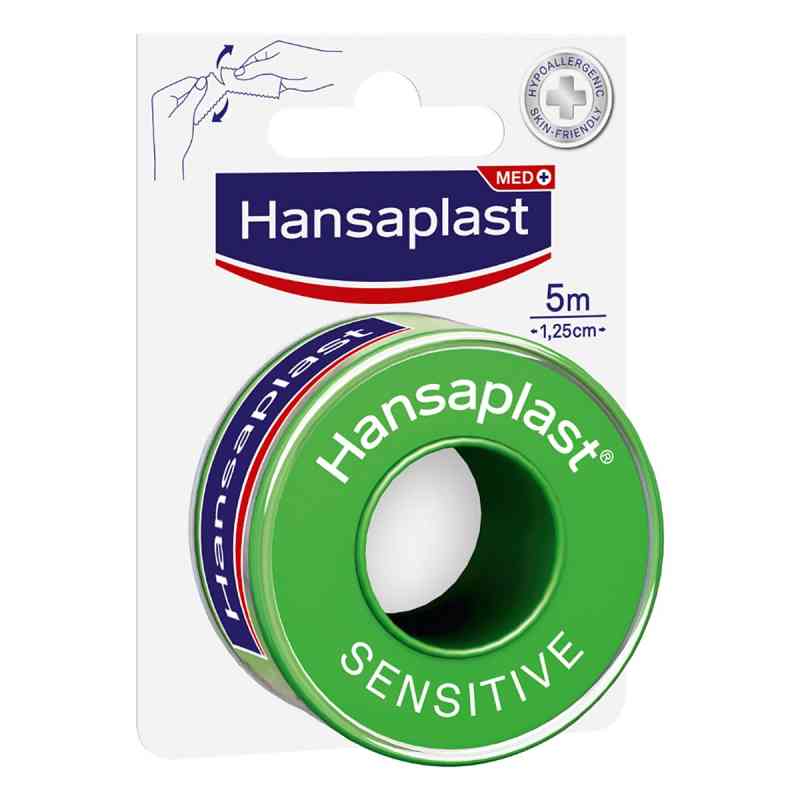 Hansaplast Fixierpflaster sensitive 5mx1,25cm 1 stk von Beiersdorf AG PZN 04752168