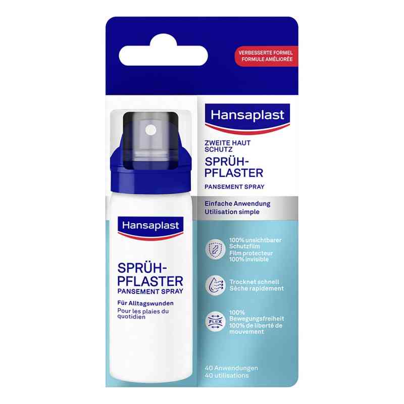 Hansaplast Zweite Haut Schutz Sprüh-Pflaster 40 ml von Beiersdorf AG PZN 19840205