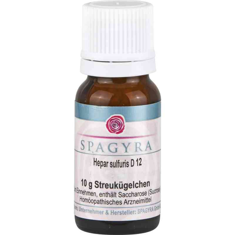 Hepar Sulfuris D12 Globuli 10 g von Spagyra GmbH & Co KG PZN 11555379