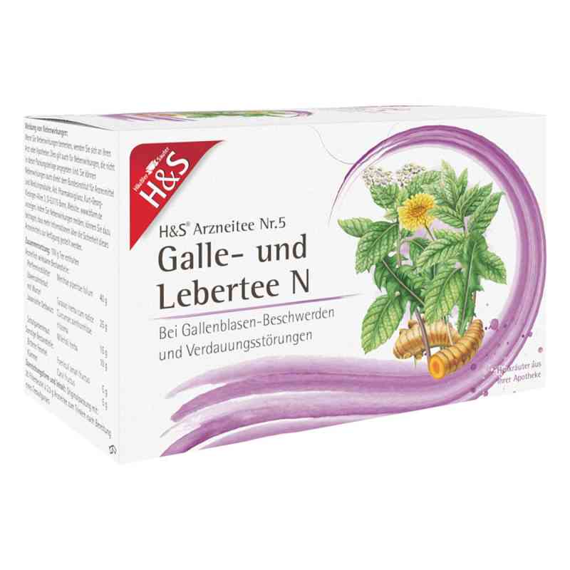H&s Galle- und Lebertee N Filterbeutel 20X2.0 g von H&S Tee - Gesellschaft mbH & Co. PZN 03112389