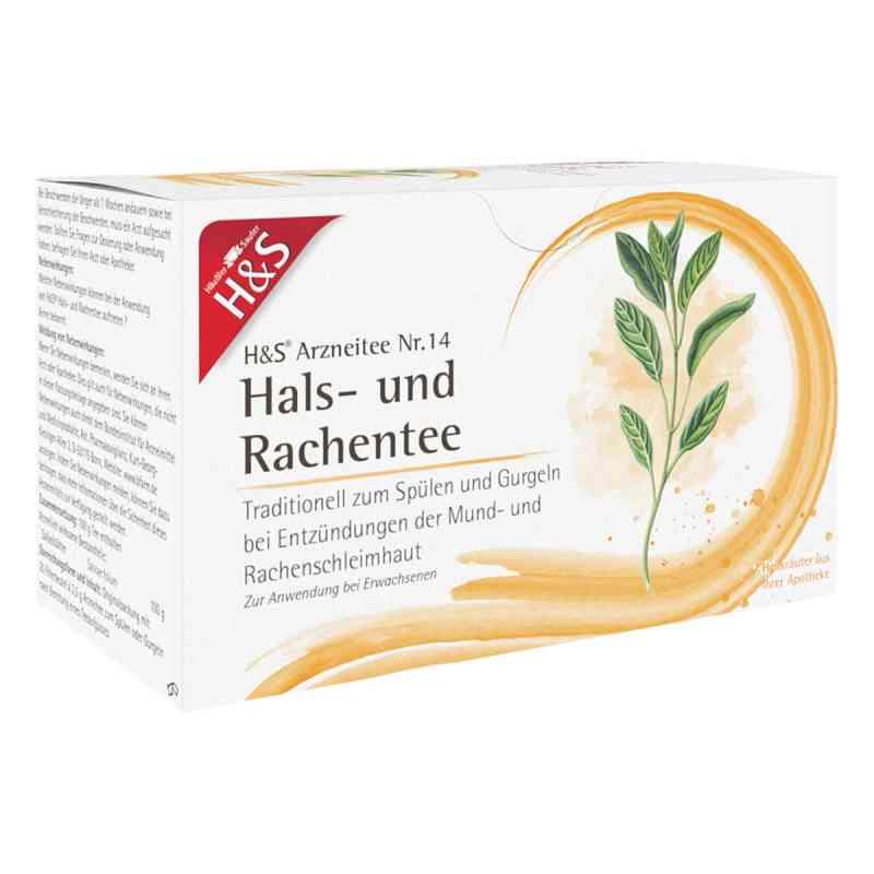 H&S Hals- und Rachentee Filterbeutel 20X2.5 g von H&S Tee - Gesellschaft mbH & Co. PZN 09298863