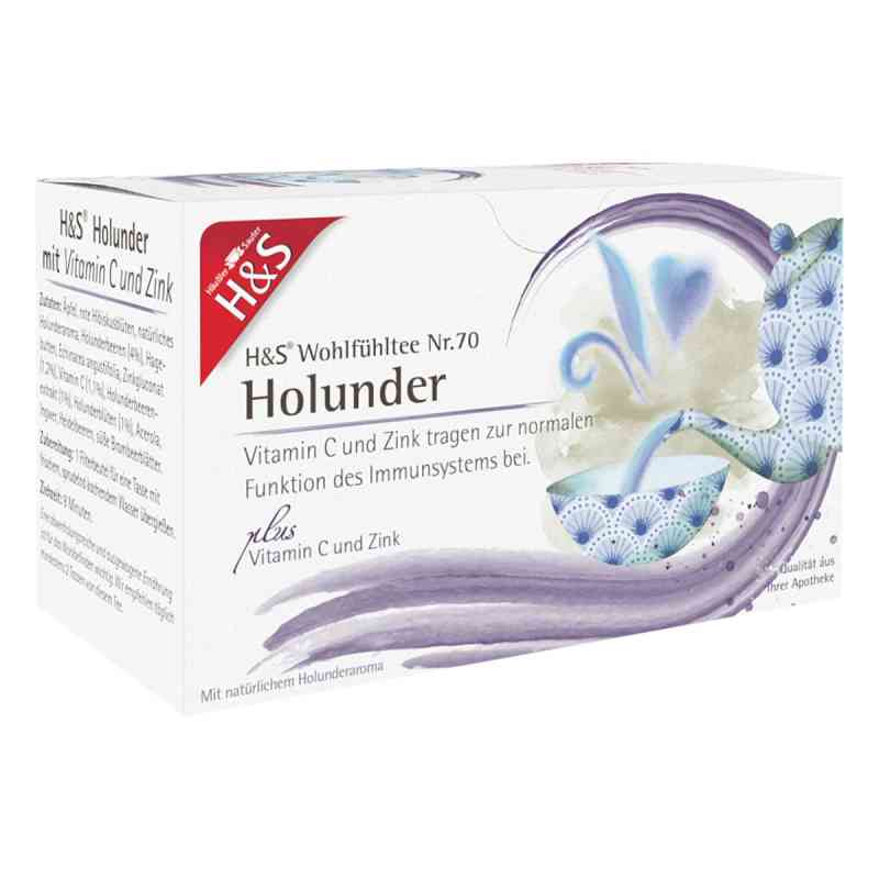 H&S Holunder mit Vitaminen C und Zink Filterbeutel 20X2.5 g von H&S Tee - Gesellschaft mbH & Co. PZN 17454337