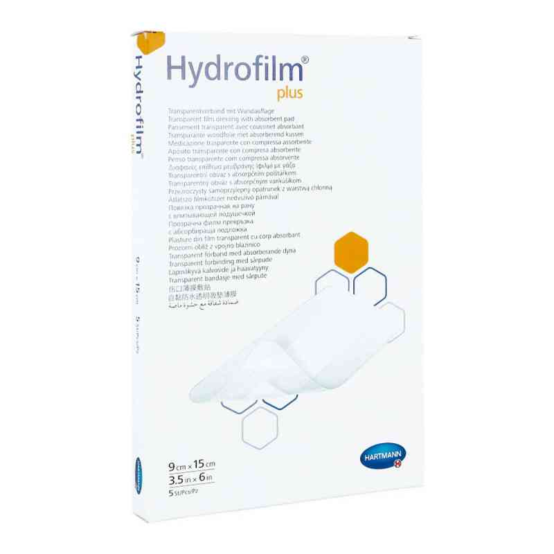 Hydrofilm Plus Transparentverband 9x15 cm 5 stk von PAUL HARTMANN AG PZN 04609092