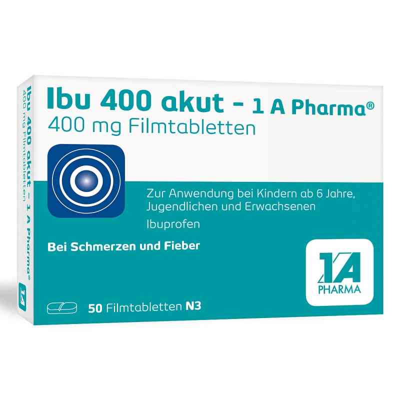 Ibu 400 akut - 1 A Pharma® Filmtabletten 50 stk von 1 A Pharma GmbH PZN 03045316