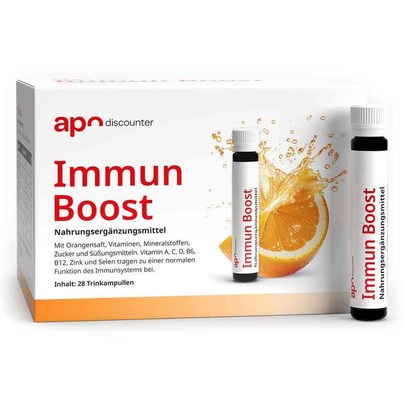 Immun Boost Trinkampullen von apodiscounter 28X25 ml von apo.com Group GmbH PZN 18706752