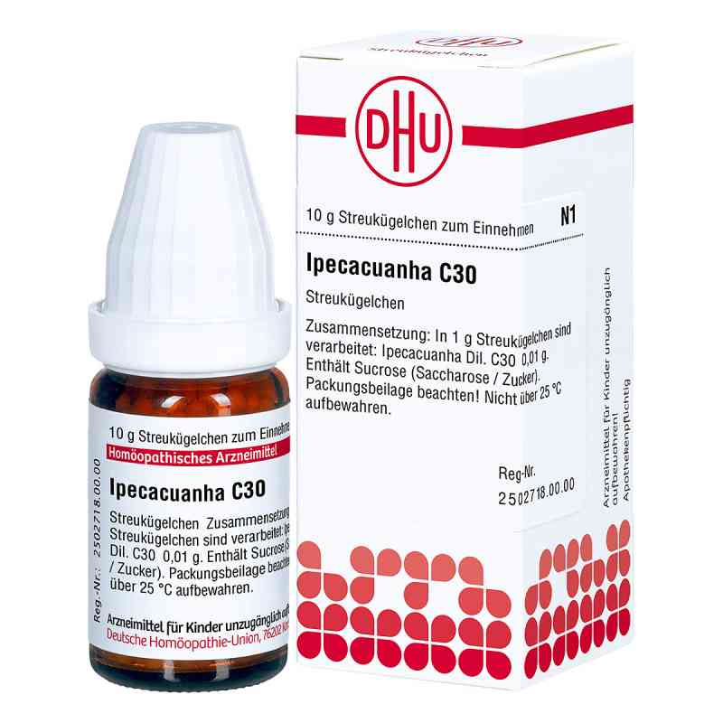 Ipecacuanha C30 Globuli 10 g von DHU-Arzneimittel GmbH & Co. KG PZN 02925050