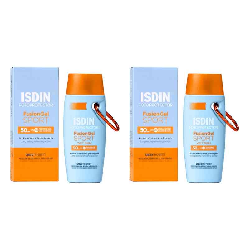 ISDIN Fotoprotector Fusion Gel Sport LSF 50 2x100 ml von ISDIN GmbH PZN 08106457