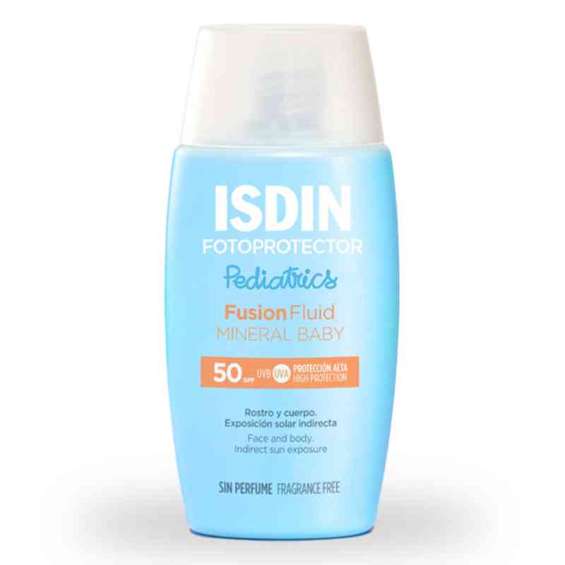 ISDIN Pediatrics Fusion Fluid MINERAL BABY Sonnencreme LSF 50 50 ml von ISDIN GmbH PZN 16243839