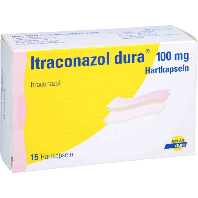 Itraconazol dura 100 mg Hartkapseln 15 stk von Viatris Healthcare GmbH PZN 06829521