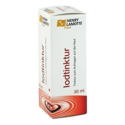 Jodtinktur 30 ml von HENRY LAMOTTE OILS GMB PZN 08807417