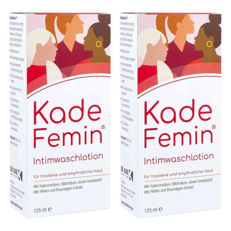 KadeFemin Intimwaschlotion 2x125 ml von DR. KADE Pharmazeutische Fabrik GmbH PZN 08104656