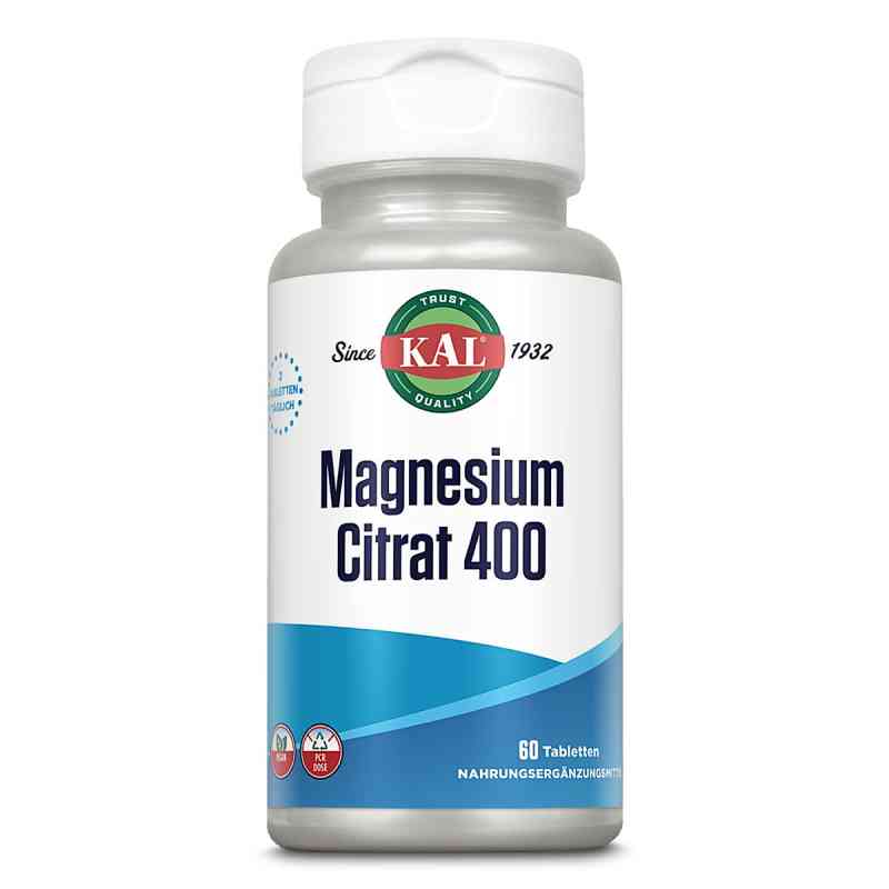 KAL Magnesiumcitrat 400 mg Tabletten 60 stk von Supplementa GmbH PZN 16801802