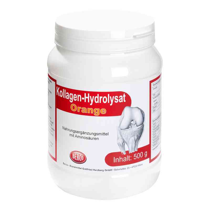 Kollagen Hydrolysat Orange Pulver 500 g von Berco-ARZNEIMITTEL PZN 11101773