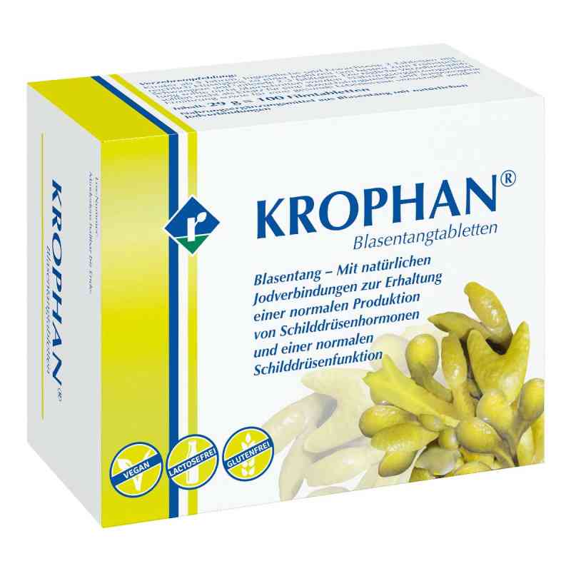 KROPHAN – natürliche Jodkomplexe aus natürlichem Blasentang 100 stk von REPHA GmbH Biologische Arzneimittel PZN 04072953
