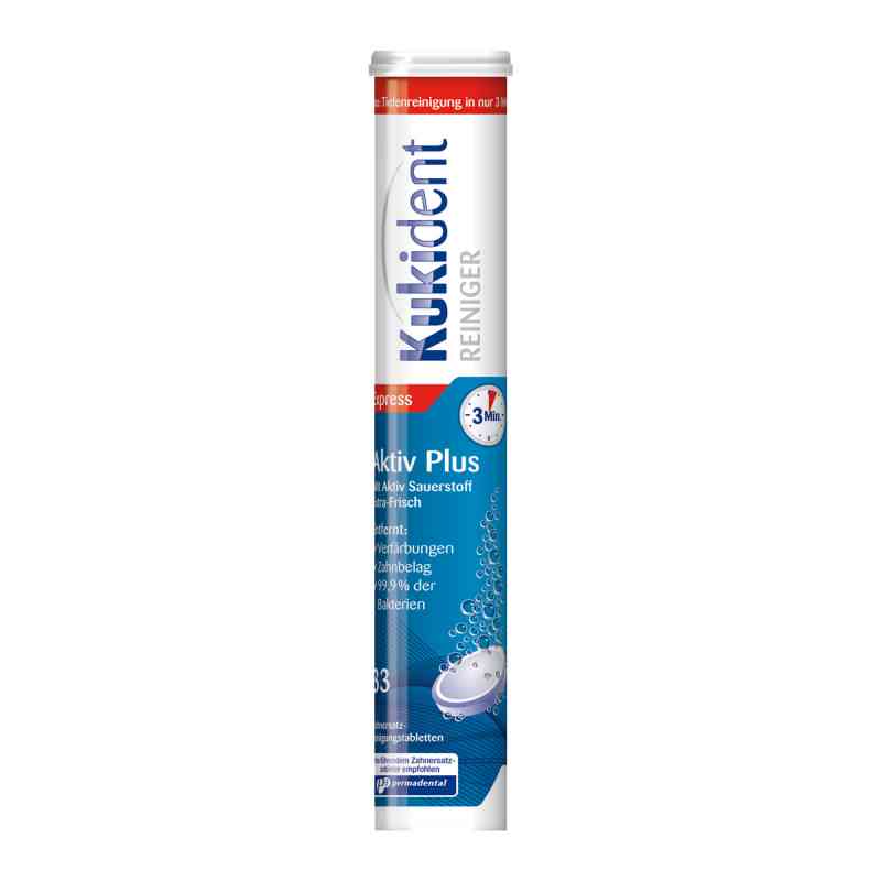 Kukident Aktiv Plus Tabs 33 stk von Reckitt Benckiser Deutschland GmbH PZN 02586352