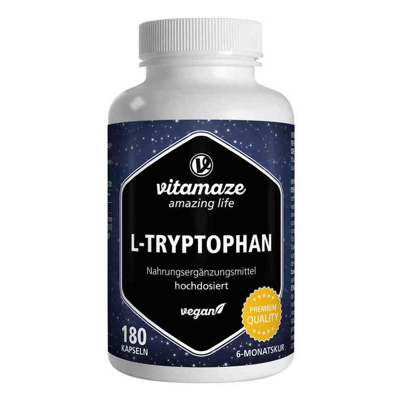 L-Tryptophan 500 mg hochdosiert vegan Kapseln 180 stk von Vitamaze GmbH PZN 16018692