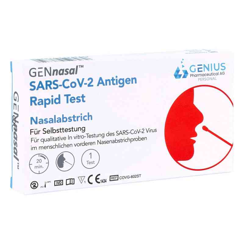Laientest Nasentest SARS-CoV-2 Rapid Antigen Schnelltest Genius  1 stk von GENIUS PHARMACEUTICAL AG  PZN 08101638