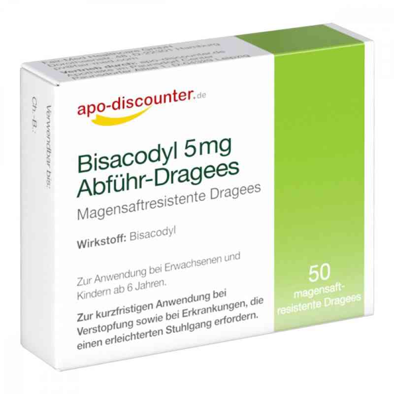 Laxans Abführmittel bei Verstopfung - mit Bisacodyl 5mg 50 stk von Fairmed Healthcare GmbH PZN 16124106