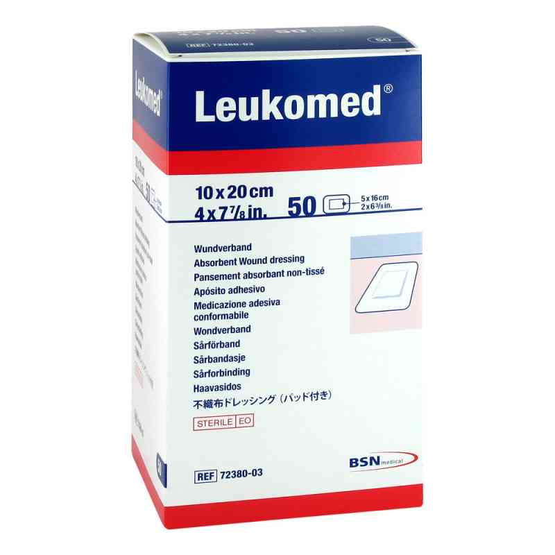 Leukomed Skin Sensitive Steril 10 x 20 cm 50 stk von BSN medical GmbH PZN 01050827