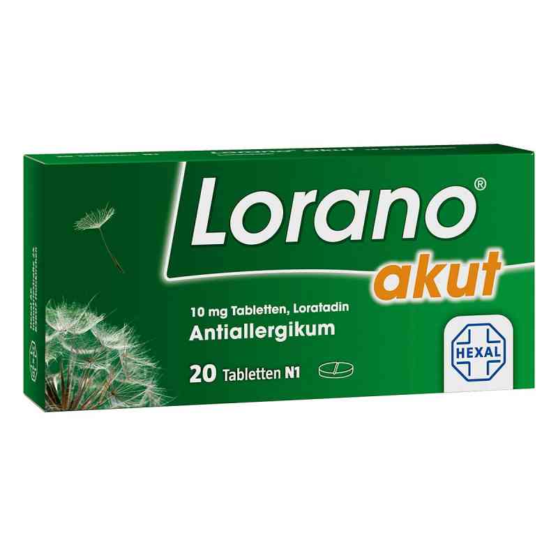 Lorano® akut 10 mg Tabletten 20 stk von Hexal AG PZN 07222502