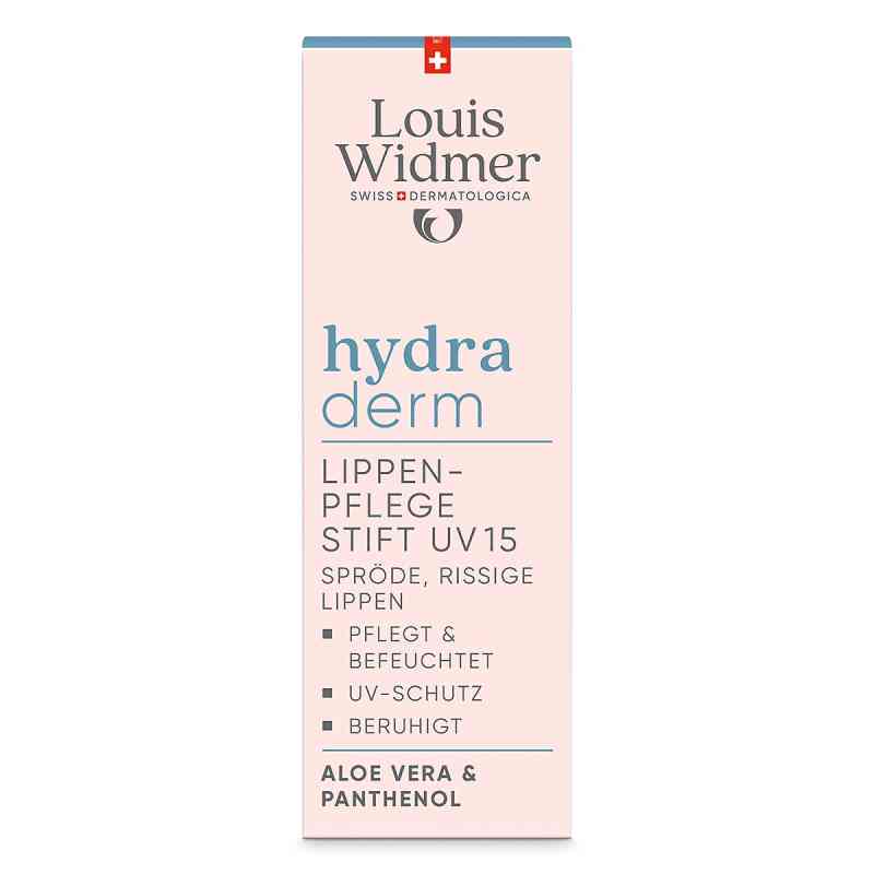 Louis Widmer hydraderm Lippenpflege Stift UV 15  4.5 ml von LOUIS WIDMER GmbH PZN 19337759
