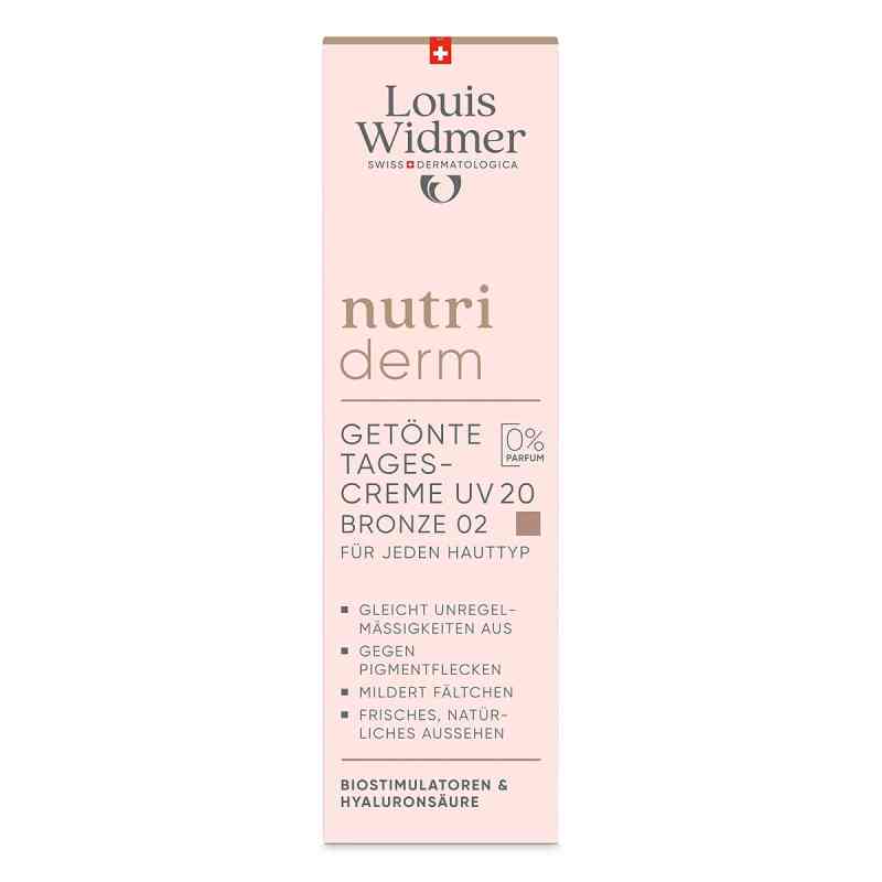 Louis Widmer nutriderm Getönte Tagescreme UV 20 - Bronze 02 o.p 30 ml von LOUIS WIDMER GmbH PZN 18442112