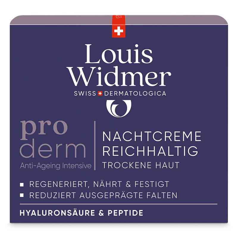 Louis Widmer proderm Nachtcreme Reichhaltig  50 ml von LOUIS WIDMER GmbH PZN 18442141