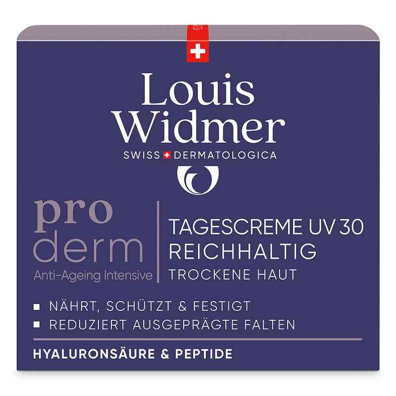 Louis Widmer proderm Tagescreme UV 30 Reichhaltig  50 ml von LOUIS WIDMER GmbH PZN 18442164
