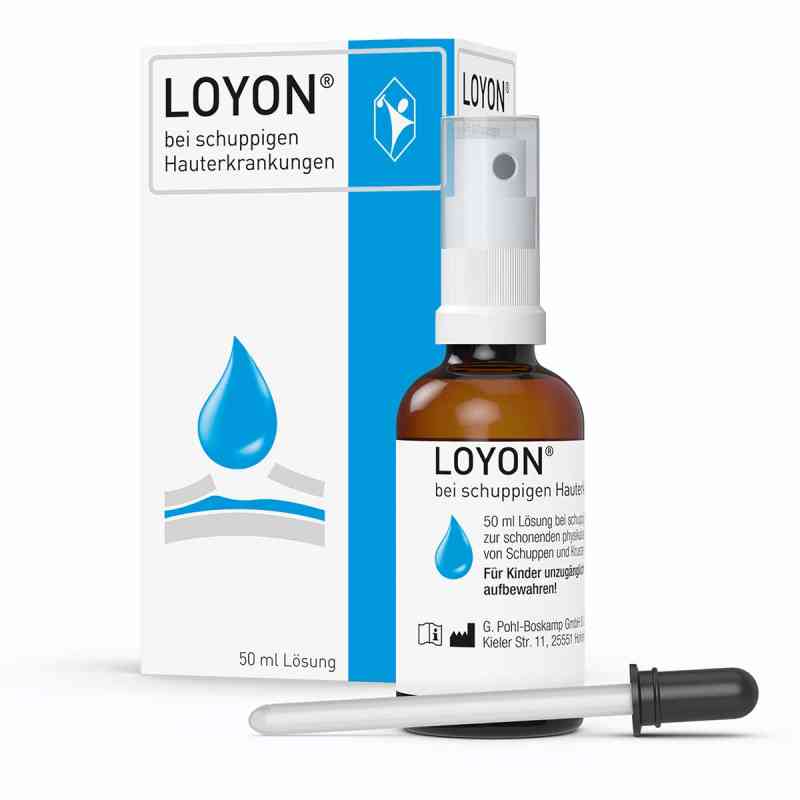 LOYON bei Schuppenflechte, Milchschorf und Kopfgneis 50 ml von G. Pohl-Boskamp GmbH & Co. KG PZN 10339691