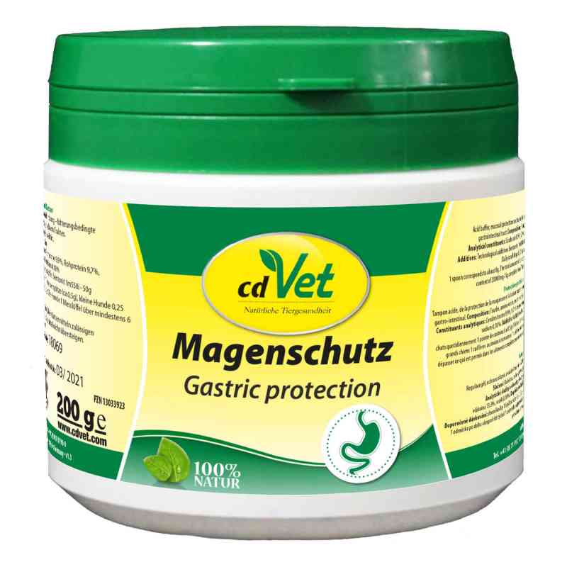 Magenschutz Pulver für Hunde 200 g von cdVet Naturprodukte GmbH PZN 13033923