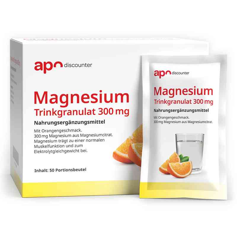 Magnesium 300 mg von apodiscounter  50X6 g von apo.com Group GmbH PZN 20094888