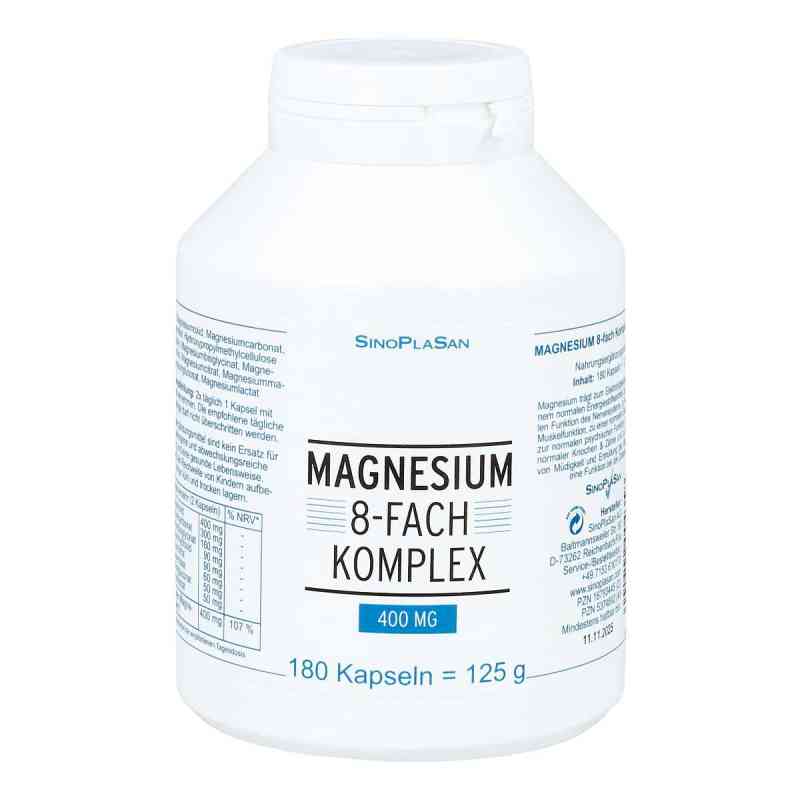 Magnesium 8fach Komplex 400 mg Kapseln 180 stk von SinoPlaSan GmbH PZN 16793445