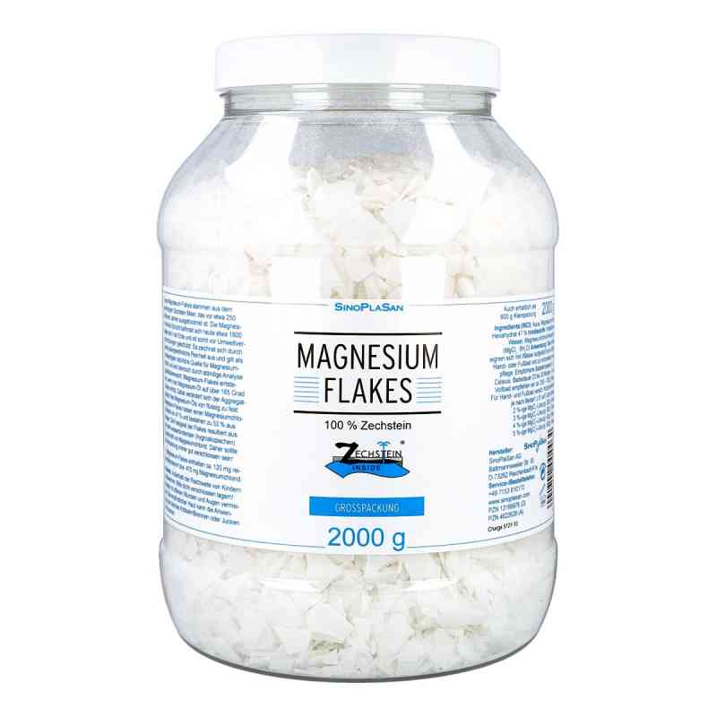 Magnesium Flakes 100% Zechstein Bad 2000 g von SinoPlaSan GmbH PZN 13169976