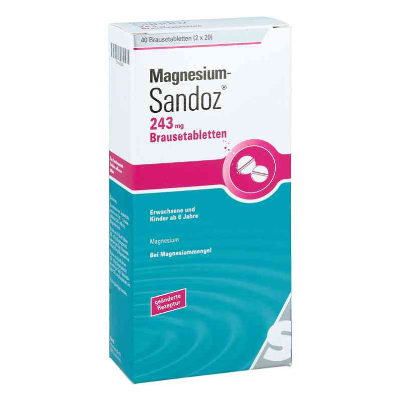 Magnesium-Sandoz® 243 mg Brausetabletten 40 stk von Hexal AG PZN 11013448