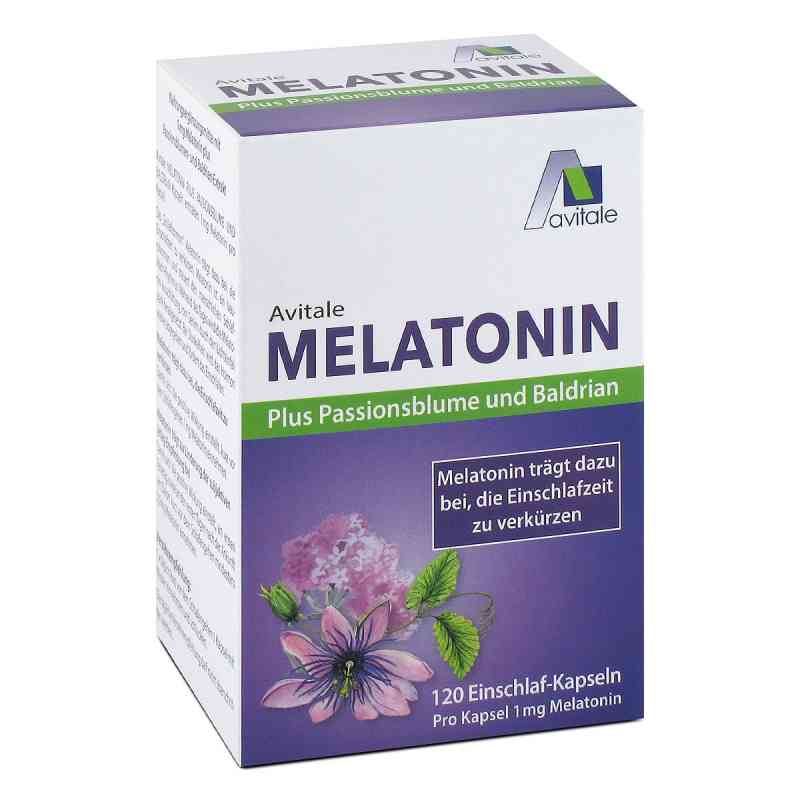 Melatonin+Passionsblume+Baldrian Kapseln 120 stk von Avitale GmbH PZN 18060296