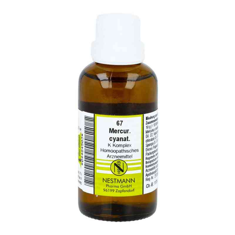 Mercurius Cyanatus K Komplex Nummer 67 Dilution 50 ml von NESTMANN Pharma GmbH PZN 04484503