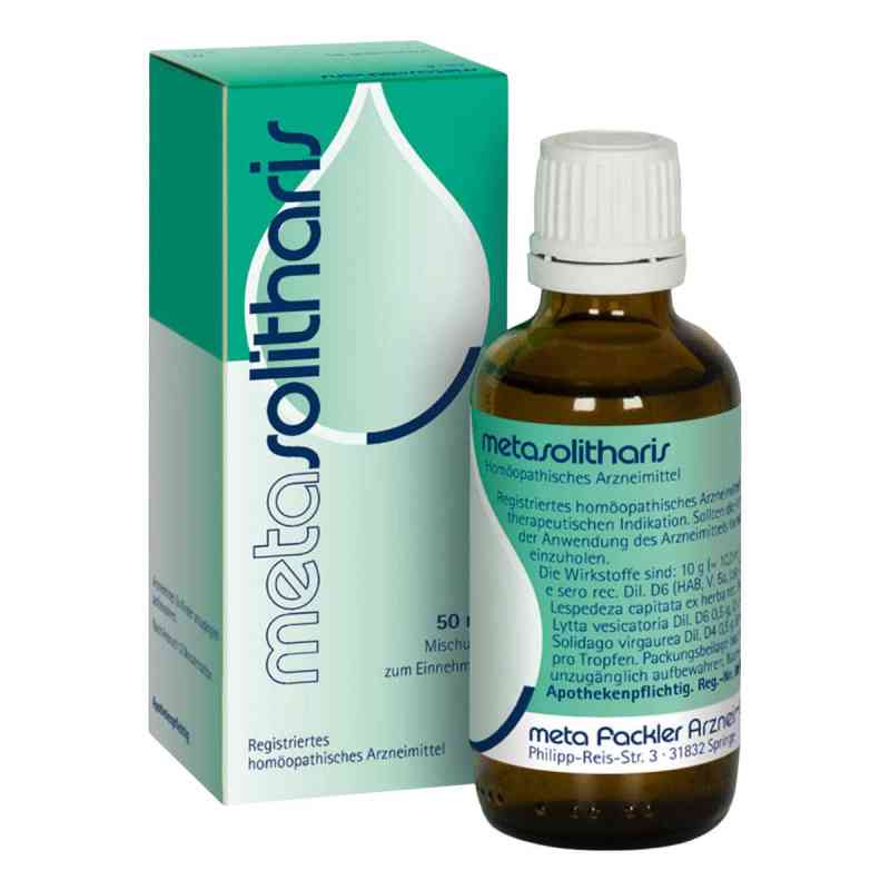 Metasolitharis Tropfen zum Einnehmen 50 ml von meta Fackler Arzneimittel GmbH PZN 09385504