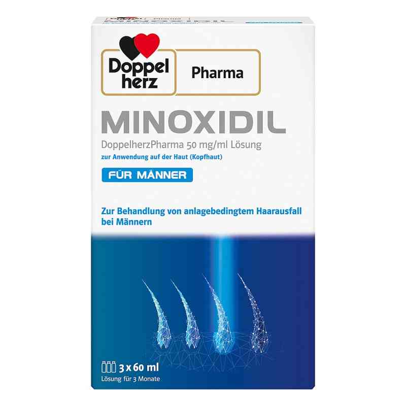 Minoxidil DoppelherzPharma für Männer 50 mg/ml Lösung zur Anwend 3X60 ml von Queisser Pharma GmbH & Co. KG PZN 17268563