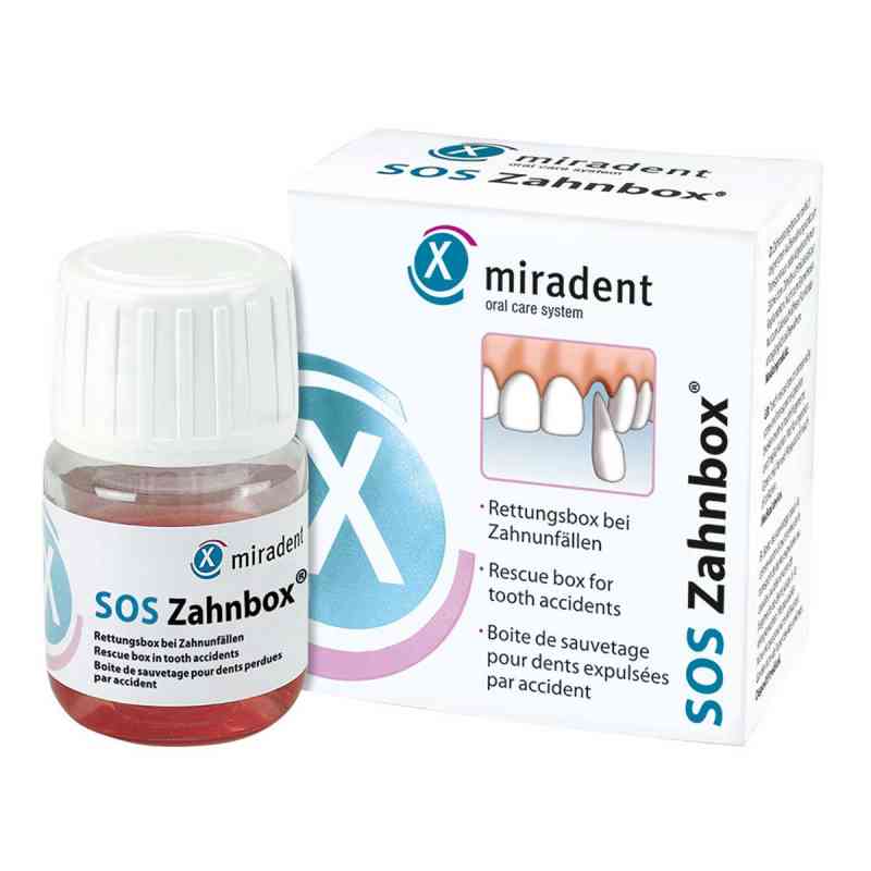 Miradent Zahnrettungsbox SOS Zahnbox 1 stk von Hager Pharma GmbH PZN 07260299