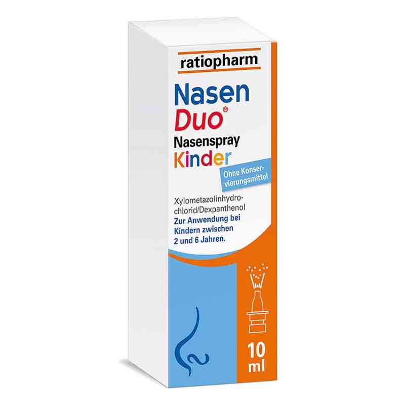 Nasenduo Nasenspray Kinder 10 ml von ratiopharm GmbH PZN 12521566