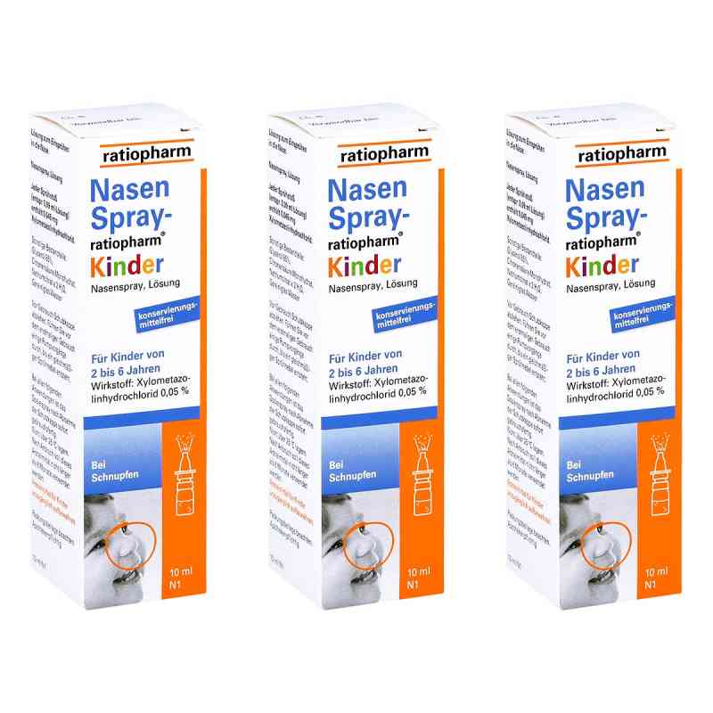 NasenSpray-ratiopharm Kinder 3x10 ml von  PZN 08101629