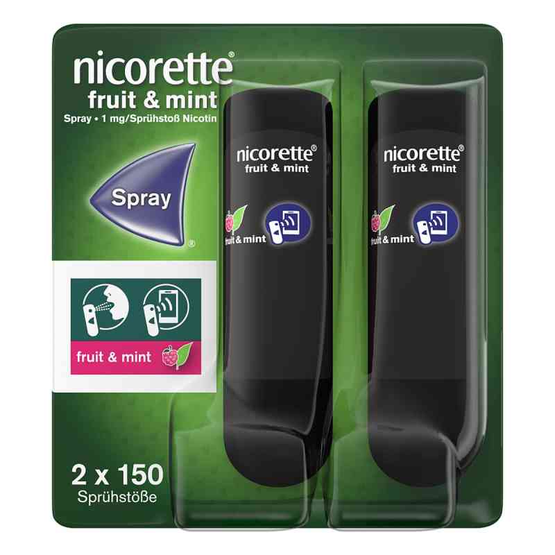 nicorette® Spray fruit & mint 2 stk von Kenvue Germany GmbH (OTC) PZN 18215132