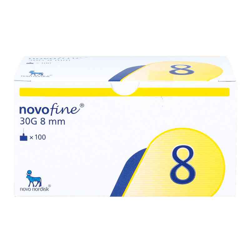 Novofine 8 Kanülen 0,30x8 mm 30 G 100 stk von FD Pharma GmbH PZN 10252292