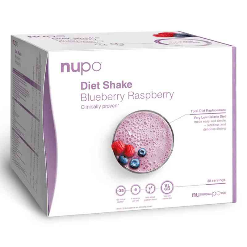 Nupo Diet Shake Value Pack - Blueberry Raspberry 30 Portionen 960 g von Nupo ApS PZN 08106165