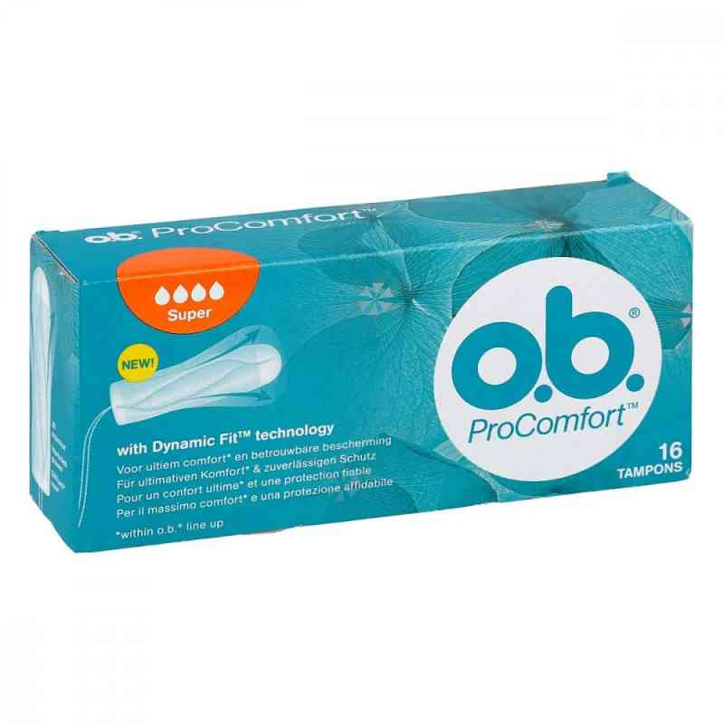 O.b. Tampons Procomfort super 16 stk von Kenvue Germany GmbH (Mass) PZN 01021754