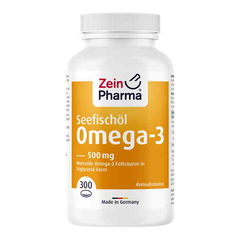 Omega 3 500 mg Caps 300 stk von Zein Pharma - Germany GmbH PZN 10134227