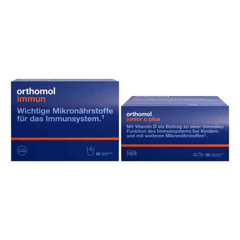 Orthomol Immun Granulat + Orthomol junior C plus Mand. 2x30 stk von  PZN 08102371