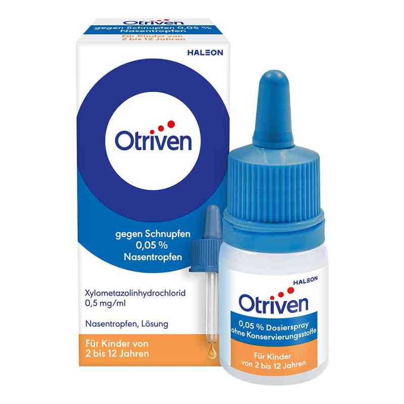 Otriven gegen Schnupfen 0,05% Nasentropfen 10 ml von Haleon Germany GmbH PZN 00753679