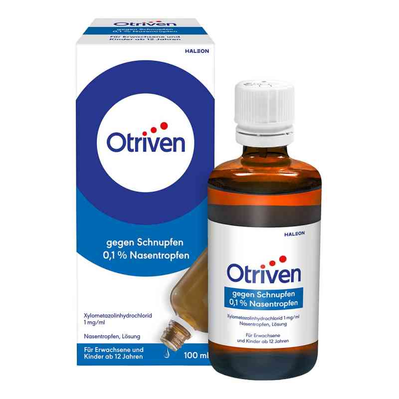 Otriven gegen Schnupfen 0,1 % Nasentropfen Nachfüllflasche 100 ml von Haleon Germany GmbH PZN 00753722